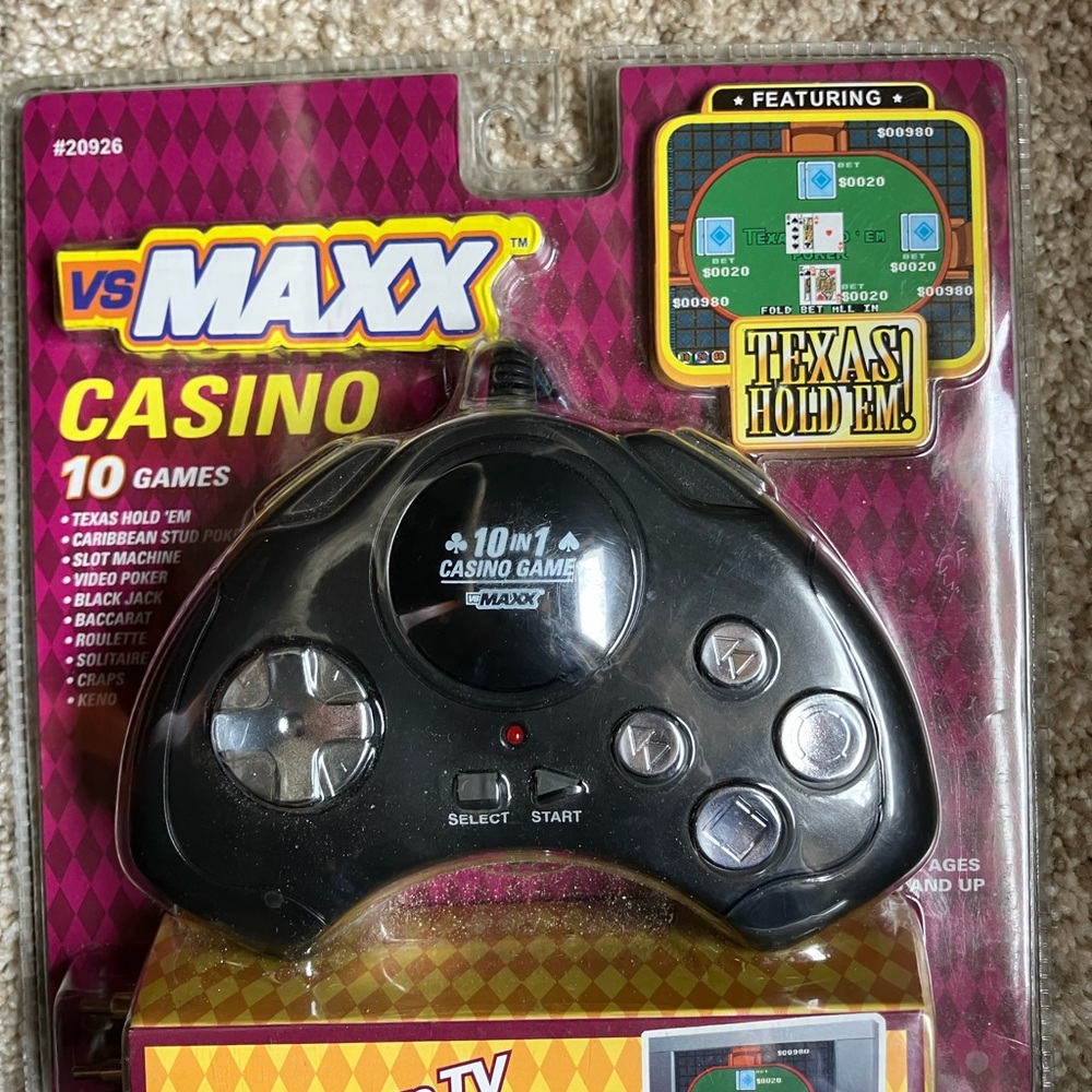 Casino Video Game Controller - Black